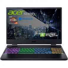 Acer Nitro 5 게이밍 노트북 | AMD Ryzen 7 6800H GeForce RTX 3070 Ti GPU 15.6인치 QHD 165Hz IPS 디스플레이 32GB D, 32GB DDR5 RAM | 1TB PCIe SSD