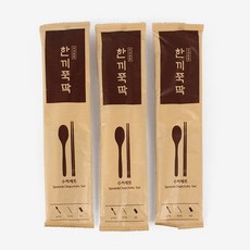 KP 한끼뚝딱 수저냅킨셋트 개별포장, 1개, 100개