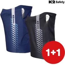 K2 1+1 타공멀티스카프 케이투 귀걸이형 쿨 멀티스카프 넥워머 버프 아이스멀티넥 자외선차단 UV, 케이투-타공 멀티스카프, 타공(BLACK)+타공(BLUE), 1개