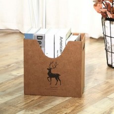 사안 크라프트 사각 서류 박스 종이정리박스