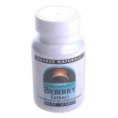 SOURCE NATURALS 山桑子萃取錠 100mg, 1組, 60顆