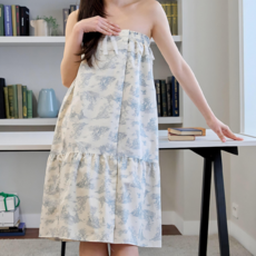 보태샵 골프 샤워 목욕 가운, 1개, 보태샵_시네마블루