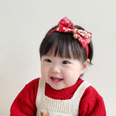 Happy Pince 寶寶髮帶 兒童髮帶 彈性髮帶 A03 女童嬰兒髮帶 新年聖誕髮飾