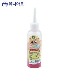 유니아트 공예용 색모래 100g 빨강 미술놀이 만들기 공작