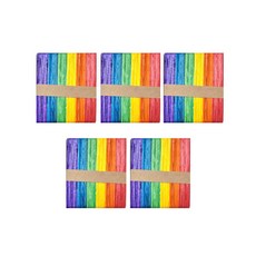 하드스틱 컬러혼합(소 11.5cm) 1봉 48개입X5개/179998/하드막대/아이스크림막대/하드바/DSMG, 색상혼합, 5개입