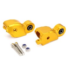 維尼好物 XMAX 300 降低座 改裝 鋁合金 減震 車身降低碼 3cm, 1個, 黃色【17-20】