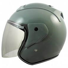 【GP-5 616】時尚R帽 通風 小貓耳 雙導流 經典不敗款安全帽 安全帽 內襯全可拆洗 抗UV鏡片, 工裝綠