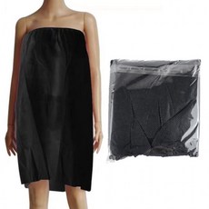 왁싱천 일회용치마 마사지 가운 왁싱치마 피부관리실 병원용 50개, 일회용치마(1개-블랙), 1개