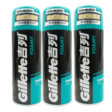 Gillette 吉列 刮鬍泡 敏感肌適用, 333g, 3個