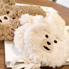 살림냥 뽀글이 곰돌이 귀마개 귀도리