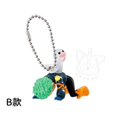 BANDAI 航海王沮喪魂公仔吊飾 轉蛋 扭蛋 海賊王 魯夫 索龍 喬巴 全5款, 1個, B款/索龍1G202