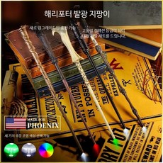 마법사 지팡이 마법봉 LED 충전식 코스프레 소품, 1개, D_충전 발광 볼드모트 세트