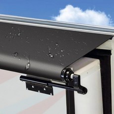 미국출고 아마존4.5+ 188003 Xenjum RV 슬라이드 아웃 차양 원단 교체품 524.5g(18.5온스) 튼튼한 방수 비닐 캠핑카 5륜 RV 트레일러 모터홈용, 364.6cm 원단만 포함, 블랙