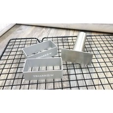 (滿200元出貨)三箭(長形)鳳梨酥模 10個和兩款長型(壓棒)任選/鳳梨酥壓模/鳳梨酥圈, 1個, 10個, Silver