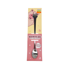 DOG CAT STAR 汪喵星球 寵物罐頭專用匙 304不鏽鋼, 玩具總動員系列 火腿款, 1支