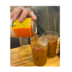 동남아 태국밀크티 타이티뚱캔 음료세트 티드링크, 310ml, 6개