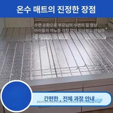 온수 보일러 판넬 알루미늄 보드 모듈 바닥 패널 난방 전기보일러 호스 파이프, 3㎡ 풀 세트 1000W본체