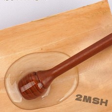 옻칠 꿀뜨개 꿀봉 꿀스푼디퍼 꿀뜨게 꿀디퍼, 1개, 갈색