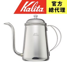 【日本 Kalita】不鏽鋼細口手沖壺 經典款 垂直水流 好控水 700ml 日本製造, 1個
