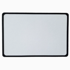 레브홈 게시판 벽걸이 사진 메모 보드 펠트 타공판, 1개, 블랙