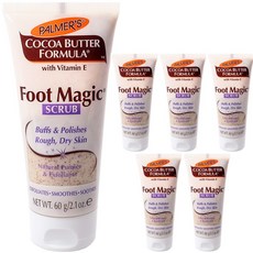 파머스 코코아 버터 포뮬러 비타민 E 풋 매직 스크럽, 1개입, 6개