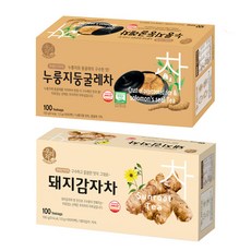 송원 우리차 돼지감자차 100T +누룽지둥굴레차 100T, 1개