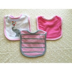 Luvable Friends (3件套)毛巾布圍兜 兒童圍嘴 嬰幼兒吃飯衣 - 韓風童品