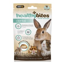 VETIQ 英國唯愛Q 小動物餡餅 鼠兔點心 機能保健 無添加糖 口腔護理, 30g, 1包