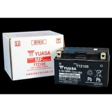 YUASA 湯淺 TTZ10S 機車電池 10號 免保養 密閉型 機車電瓶, 1個, 10號電池-TTZ10S, 1