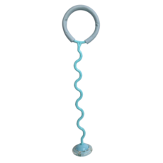 [파스텔 LED 발목줄넘기] 물결형 링 어린이 발목줄넘기 불빛 줄넘기 운동놀이 야외활동 체육용품, 1개, 민트