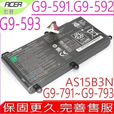 ACER AS15B3N 原廠電池 宏碁 GX-791 GX-792 G9000 G9-591G G9-591R, 1個, 宏碁電池 保固一年一個月