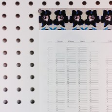 [SHUN]2025 포스터 달력 캘린더 연간 플래너 CHECK YEARLY PLAN