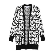DKNY 로고 디테일 가디건