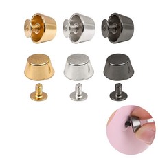 도나토르 가방 바닥 가방발 소꼬발 부자재 12p, 12개, 블랙실버