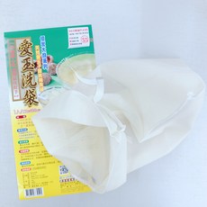 佰潔 愛玉洗袋25*30cm 台灣製 棉質 BJ-4521, 1個, 米白