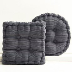 해피유통 편안한 다용도 원형 방석 사계절용 다양한 색상 가정용 사무실용, 50*50cm 원형-560g, 18