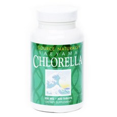 SOURCE NATURALS 小球藻補充錠 200mg, 1個, 600 件