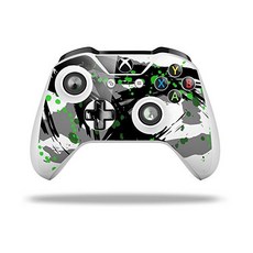 XBOX One SX 컨트롤러와 호환되는 WraptorSkinz 데칼 비닐 스킨 랩 - 초록 02 컨트롤러 미포함, XBOX One SX 컨트롤러와 호환되는 Wraptor
