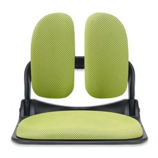 체어클럽 이편한 블랙프레임 접이식 듀얼 좌식의자, 그린