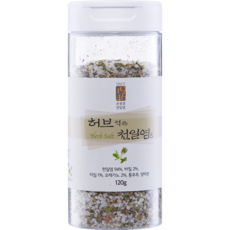[손봉훈천일염] 솔트레인보우 허브 천일염, 1개, 120g