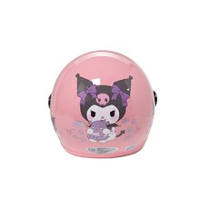 Kuromi設計 機車頭盔, 粉色