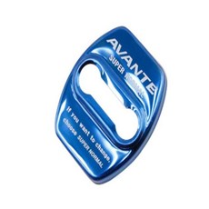 [모터스파이] 현대 호환 아반떼AD SPORT 도어스트라이커 커버 녹방지, 블루