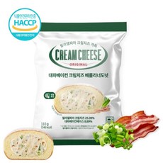 대파베이컨 크림치즈 독일식 베를리너 도넛 110g x 3개
