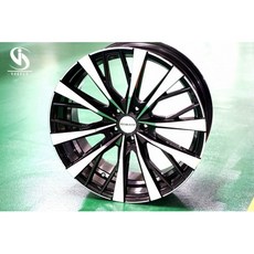 FK鋁圈 22吋 5/108 ROJAM-377 黑高亮鏡面拋光 提升操控性能 時尚鋁合金輪圈, 1個