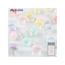 MB8 티니비즈 파스텔 토끼 무광 팔찌만들기부자재