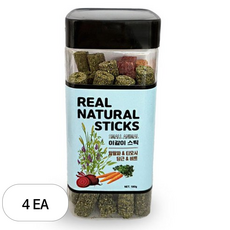 그로비타 소동물 이갈이 스틱 알파파 + 티모시 + 당근 + 비트, 4개