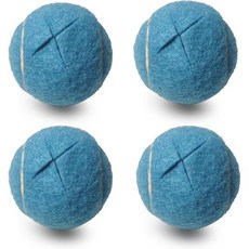 보행자용 테니스공 4개 세트 RMASCOV 미리 자른 의자 다리용 보라색, 연한 파랑