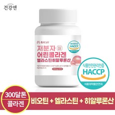 저분자 피쉬 콜라겐 펩타이드 비오틴 엘라스틴 히알루론산 300달톤, 1개, 60정