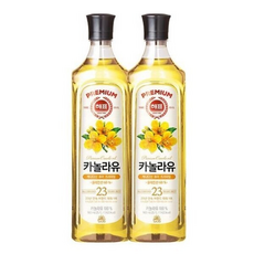사조해표 카놀라유, 2개, 900ml