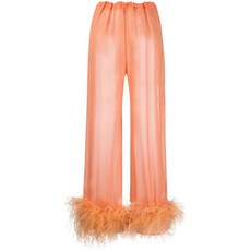 오세리 페더 트리밍 파자마 하의